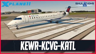 XPlane 11 LIVE  AD Simulations CRJ700 for XPlane 11  Inaugural Flight  Review [upl. by Havens]