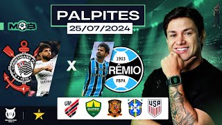 PALPITES DE FUTEBOL PARA O DIA 25 07 2024  BILHETE PRONTO QUINTOU NO MUNDO BET [upl. by Meehahs]