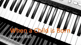 Roland BK5  When a Child is Born  Instrumental [upl. by Bush]