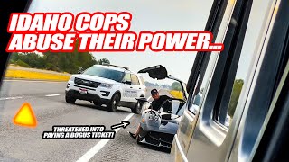 CORRUPT IDAHO COPS THREATEN TO COME AFTER PAGANI OWNER PERSONALLY IF HE DOESN’T PAY BOGUS TICKET [upl. by Enilrad]