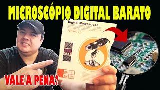 💰 MICROSCÓPIO DIGITAL BARATO  UNBOXING [upl. by Tove]