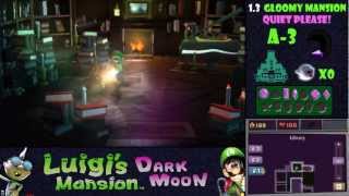 Luigis Mansion Dark Moon Walkthrough  13  Quiet Please A3 [upl. by Mazonson]