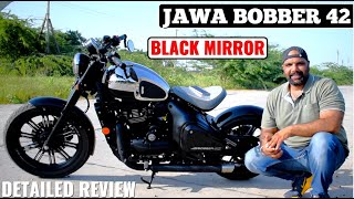 Jawa 42 Bobber Black Mirror  First Ride Experience amp Detailed Review [upl. by Alih]