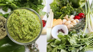 This is a quotMUST HAVEquot for every kitchen Green Seasoning recipe you wont see anywhere [upl. by Lejna]