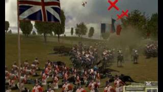 Imperial Glory game by Pyro studios The Allied squares at WATERLOO charged by French cavalry [upl. by Yann760]