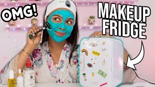 Beauty Busters I Tried a MakeupSkincare FRIDGE AMAZING [upl. by Rajewski]