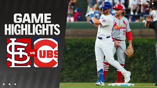 Cardinals vs Cubs Game Highlights 8424  MLB Highlights [upl. by Roger]