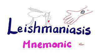 Leishmania Mnemonic Leishmaniasis Protozoa Female Sandfly Vector  Mnemonics Playlist [upl. by Ocire]