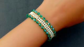 Eye Shooting BraceletCrystal Bracelet MakingJewelry Making Useful amp Easy [upl. by Calendre470]