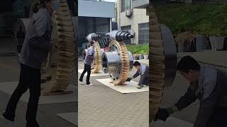 Export of secondary enveloping worm gear pairs for Japanese nuclear power plant accessories [upl. by Nikoletta574]