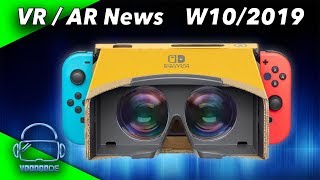 Virtual Reality News Wochenrückblick KW1019 Apple AR GDC 2019 Nintendo VR Nostos Glass 2 [upl. by Ahseal881]