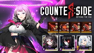 Using Replacer Queen to Challenger  Flame Relic Gear Against AYuna Meta「CounterSide Global PvP」 [upl. by Aseefan]