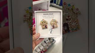 Baublebar holiday earrings at Tjmaxx🎄christmas holiday baublebar tjmaxx cute [upl. by Oj]