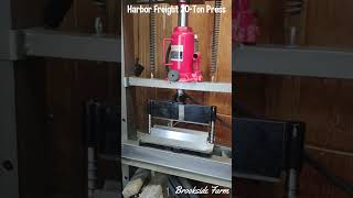 Shop Equipment Mods 1  Harbor Freight 20Ton Press [upl. by Senoj]