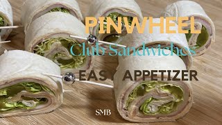 Club Sandwich Pinwheels  How to make Simple Pinwheels  appetizer [upl. by Hendricks214]