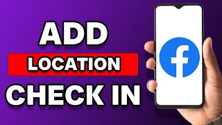 How To Add Location Check In Facebook 2023 [upl. by Star]