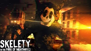 BENDY IS SCARED OF THIS MONSTER Omg  Skelety in the Park of Nightmares BATIM Knockoff [upl. by Ester]