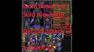 Grim Dawn Solo Class  Inquisitor [upl. by Ahsinotna841]