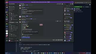 Discord script searcher bot  V12  open source [upl. by Anaihs]