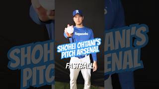 Shohei Ohtani walks through his pitch arsenal Stay for a tip on how to throw his nasty splitter 🤣 [upl. by Duwe]