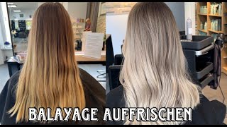 BALAYAGE auffrischen  BLONDIEREN UND GLOSSEN [upl. by Johnath583]