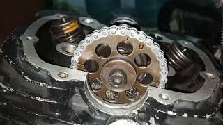 Bajaj Pulsar 220 cam chain timing settingpulsar 150180220 timing chain [upl. by Aliek44]