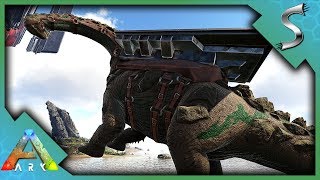 TITANOSAURUS TAMING WITH QUETZ GUNSHIP THE RISE amp FALL OF DAVE  Ark Survival Evolved S4E100 [upl. by Packston]