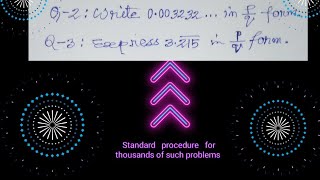 Nonterminating repeating decimal to pq form 9th maths modernacademicstudirs [upl. by Vinn]