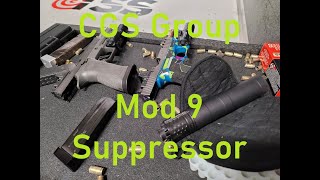 SHOOTING CGS Mod 9 with Sig P320 XFive Legion [upl. by Robinson]