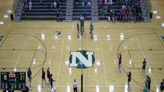 Evansville North High School vs BarrReeve High School Womens Varsity Volleyball [upl. by Merrielle]