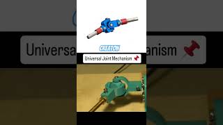 How Universal Joints Works engineering 3d gears blender [upl. by Nrev]