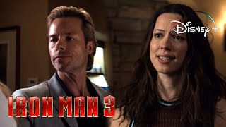 IronMan 3  Aldrich Killian Attacks Pepper Scene  Disney 2013 [upl. by Airemat]