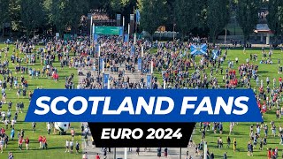 SCOTLAND FANS at UEFA Euro 2024 in GERMANY [upl. by Nylknarf798]