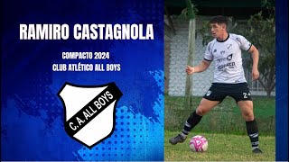 Ramiro Castagnola  Defensor central  center back  CA All Boys 2024 [upl. by Semreh]