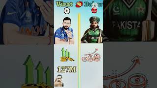 Babar Azam vs Virat kohli Comparison short youtubeshorts cricket [upl. by Bow284]