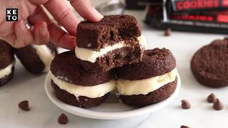 Keto Ice Cream Sandwiches No added sugar lowcarb glutenfree [upl. by Goodwin]