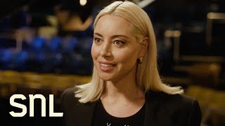 Aubrey Plaza Shows Off Her Impersonation Skills to Chloe Fineman  SNL [upl. by Orola]