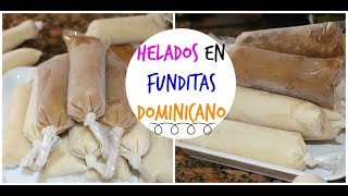 Helados de funditas Dominicano batata y cocotamarindococo Ros Emely [upl. by Nomyaw548]