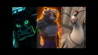 Tai Lung vs Kai vs Lord Shen [upl. by Layman]