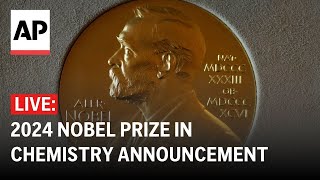 LIVE Winner of 2024 Nobel Prize in chemistry is announced [upl. by Silrac705]