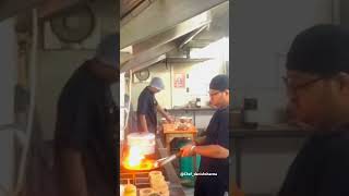 How do I make food🧆 in the kitchen with fire🔥🧑‍🍳 chef shorts ytshorts food restaurant [upl. by Lisan]