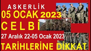 ASKERLİK 5 OCAK 2023 SEVK İŞLEMLERİ NE ZAMAN BAŞLAYACAK OCAK SEVK 3GRUP 05 OCAK SÜLÜS ALMA [upl. by Oijres]