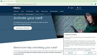 How To Activate MBNA Credit Card Online 2024  MBNA Credit Card Activation Guide [upl. by Aninaj793]