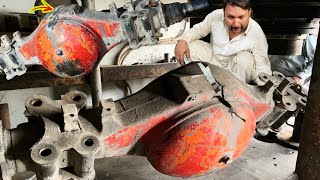 Crisis Averted Masterful Restoration of Trucks Wheel Axle Housing from an Unlikely Predicament [upl. by Aleck]