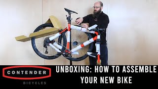 Unboxing How to assemble your new bicycle [upl. by Imerej]