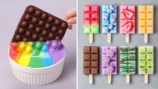 How To Make Rainbow Cake Decorating Ideas  So Yummy Chocolate Cake Decorating Tutorials [upl. by Ganley]