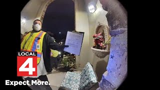 Officials release footage of impostor DTE workers in Oakland County business owner murder [upl. by Pudens480]