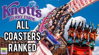 2024 UPDATE Every Coaster Ranked at Knott’s Berry Farm [upl. by Hayimas119]