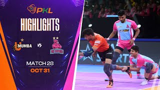 Match Highlights U Mumba vs Jaipur Pink Panthers  October 31  PKL Season 11 [upl. by Janifer473]