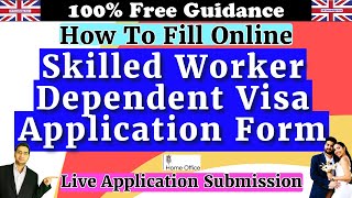 UK Skilled Worker Dependent Visa Application [upl. by Eem940]